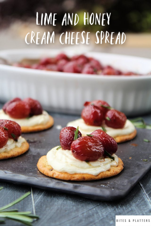lime and honey cream cheese spread