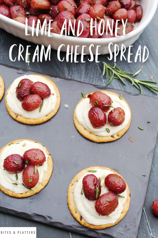 lime and honey cream cheese spread