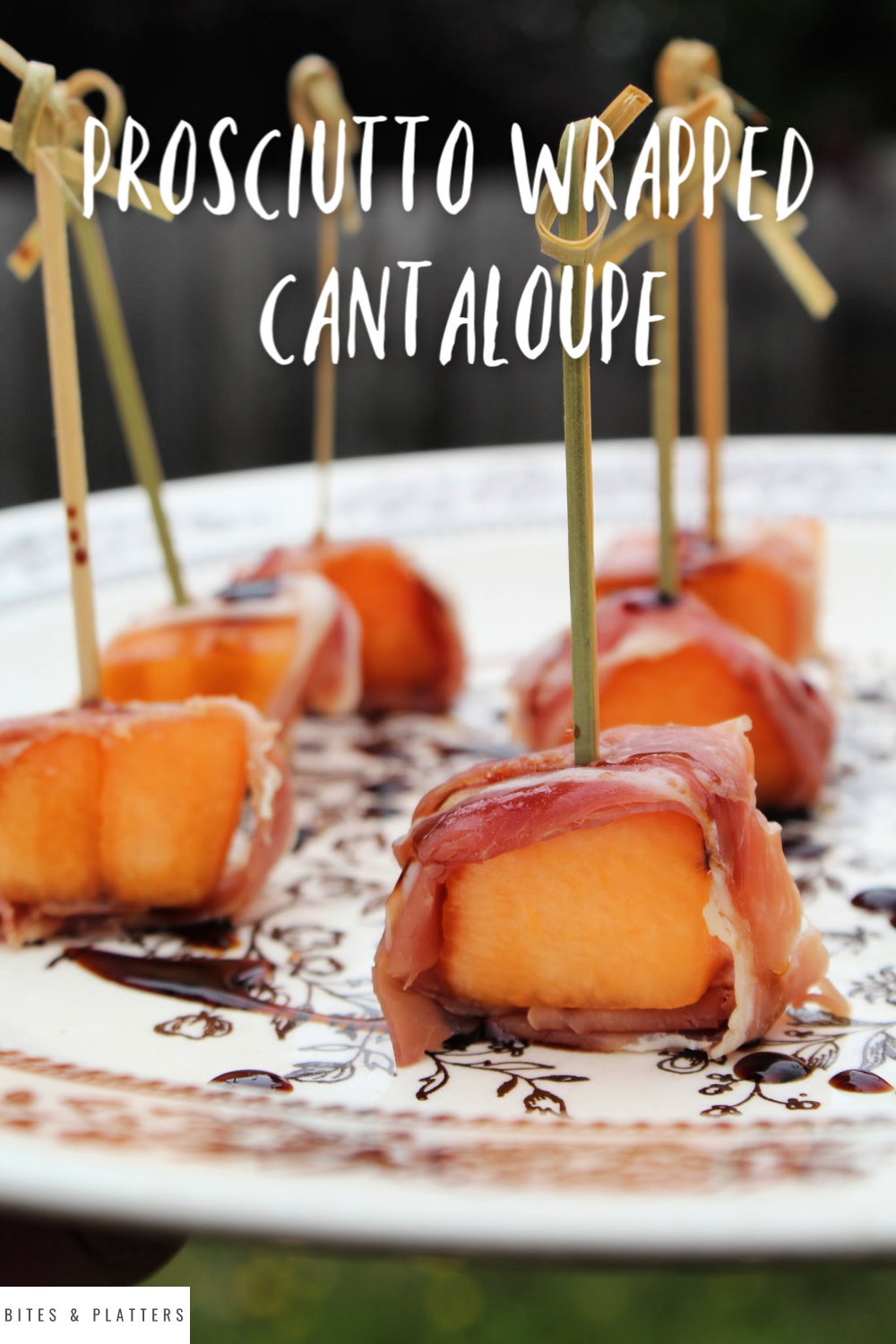 prosciutto wrapped cantaloupe